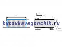 Жилая бытовка 6м